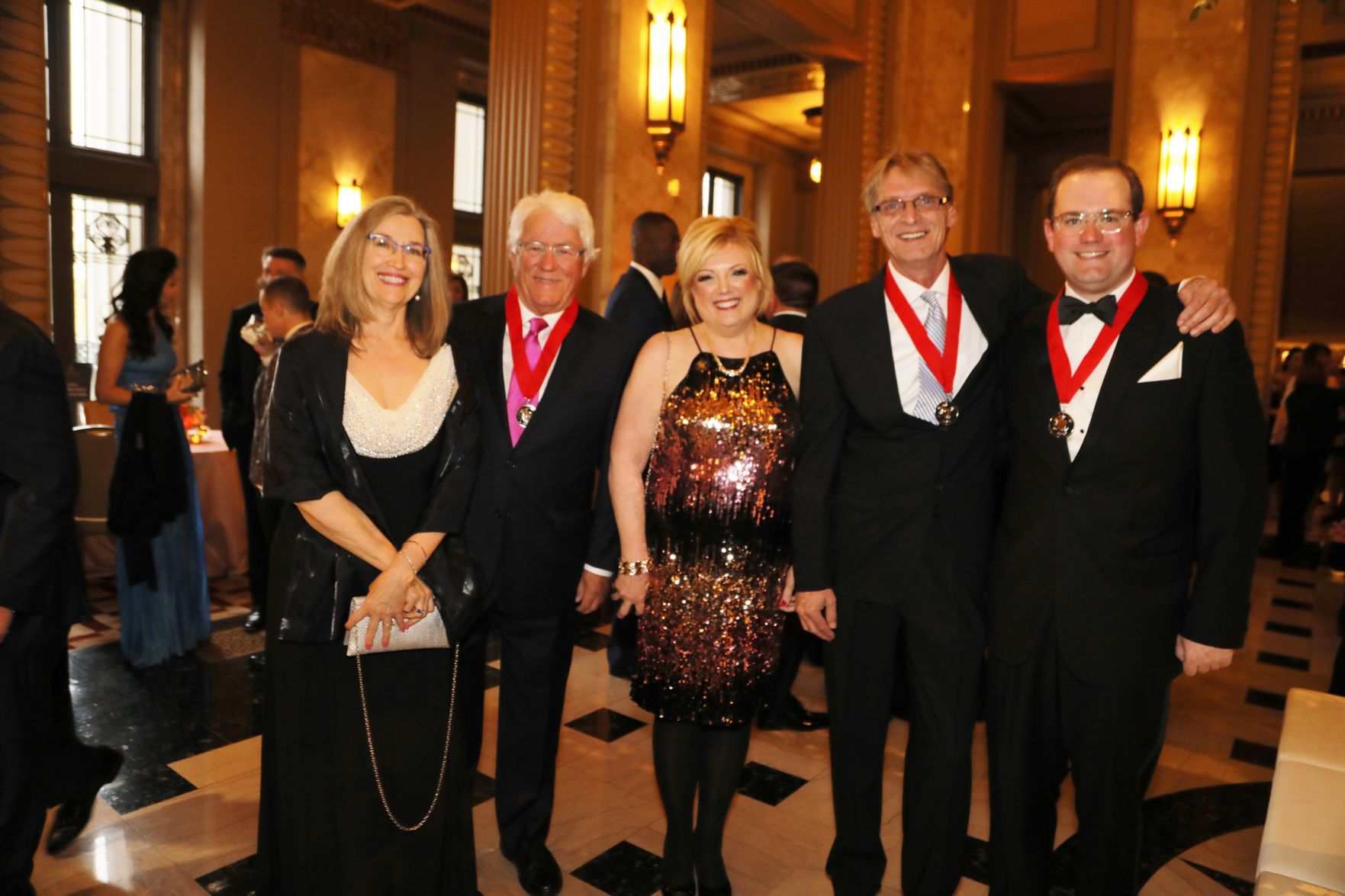 Lorri and Jim Dobry, Davida Lichtenstein, Per Boyle, Jacob Burkholder